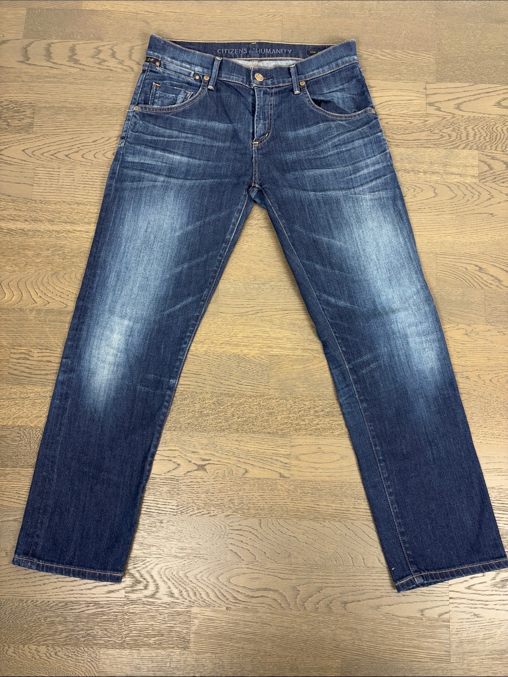 Citizens Of Humanity Dylan Drop Rise Cropped Jean Dark Wash